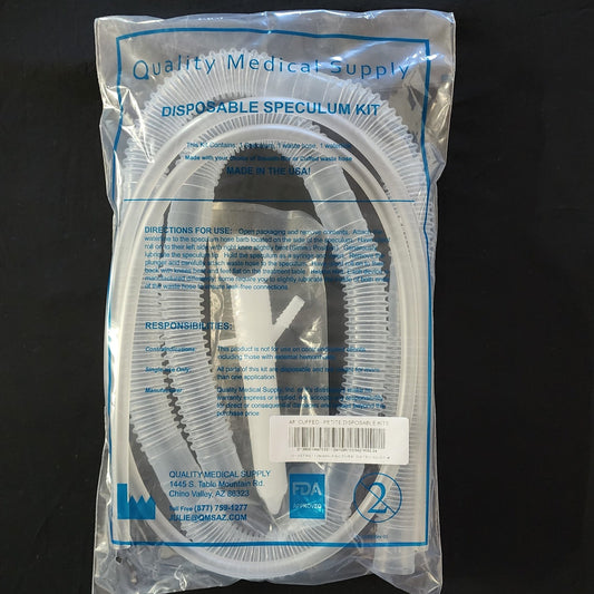 48" Cuffed Hose Disposable Kit With Petite Speculum (Blue Bag)